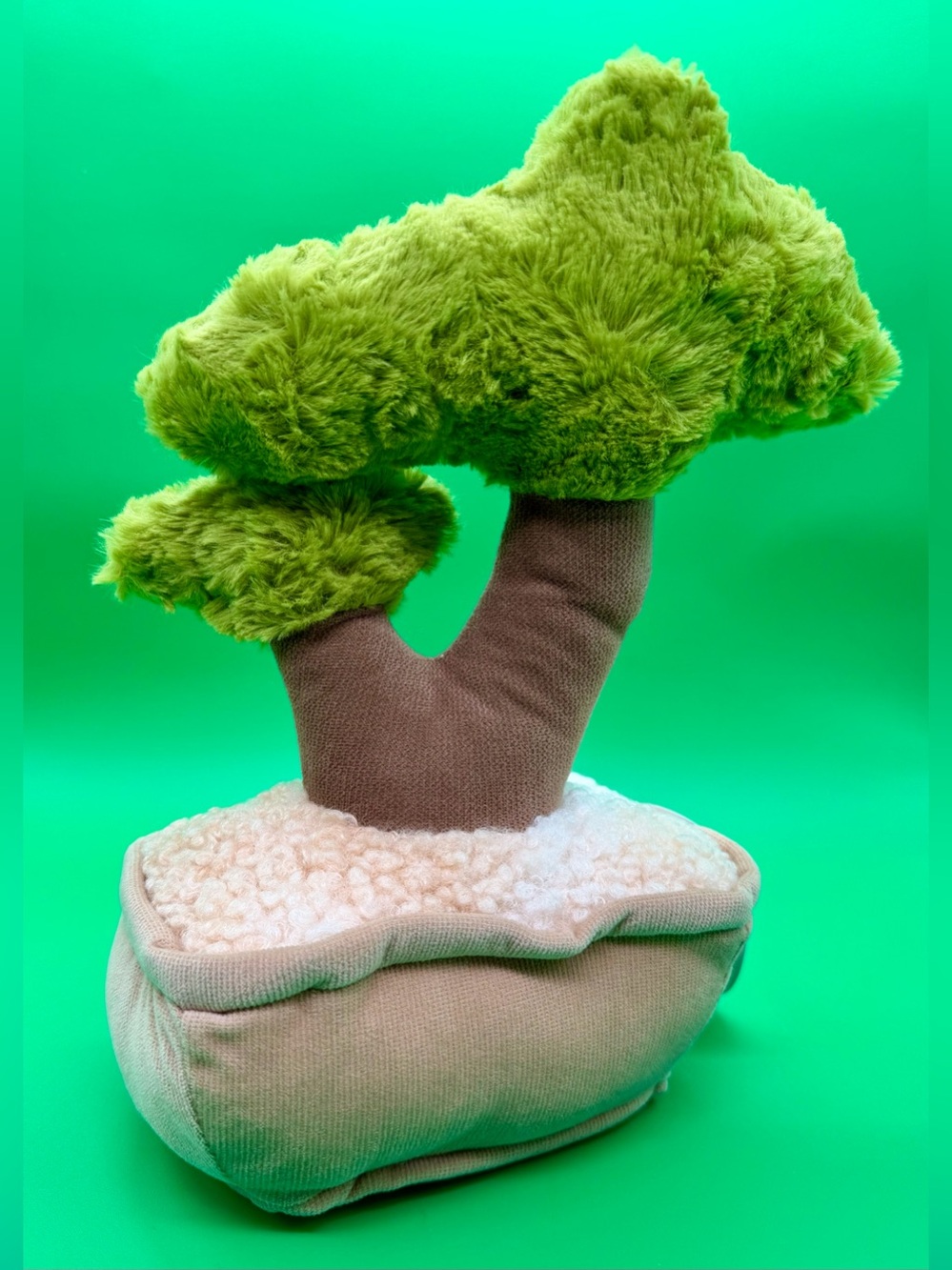 Plush Green Bonsai Decorative plushie.
